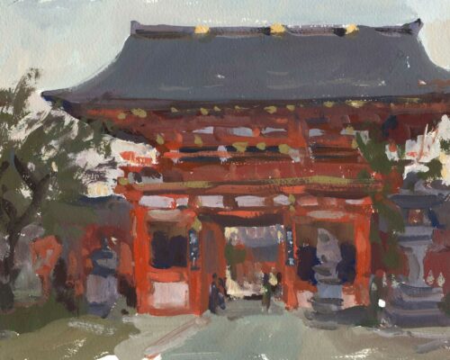 Yasaka-jinja door, Kyoto